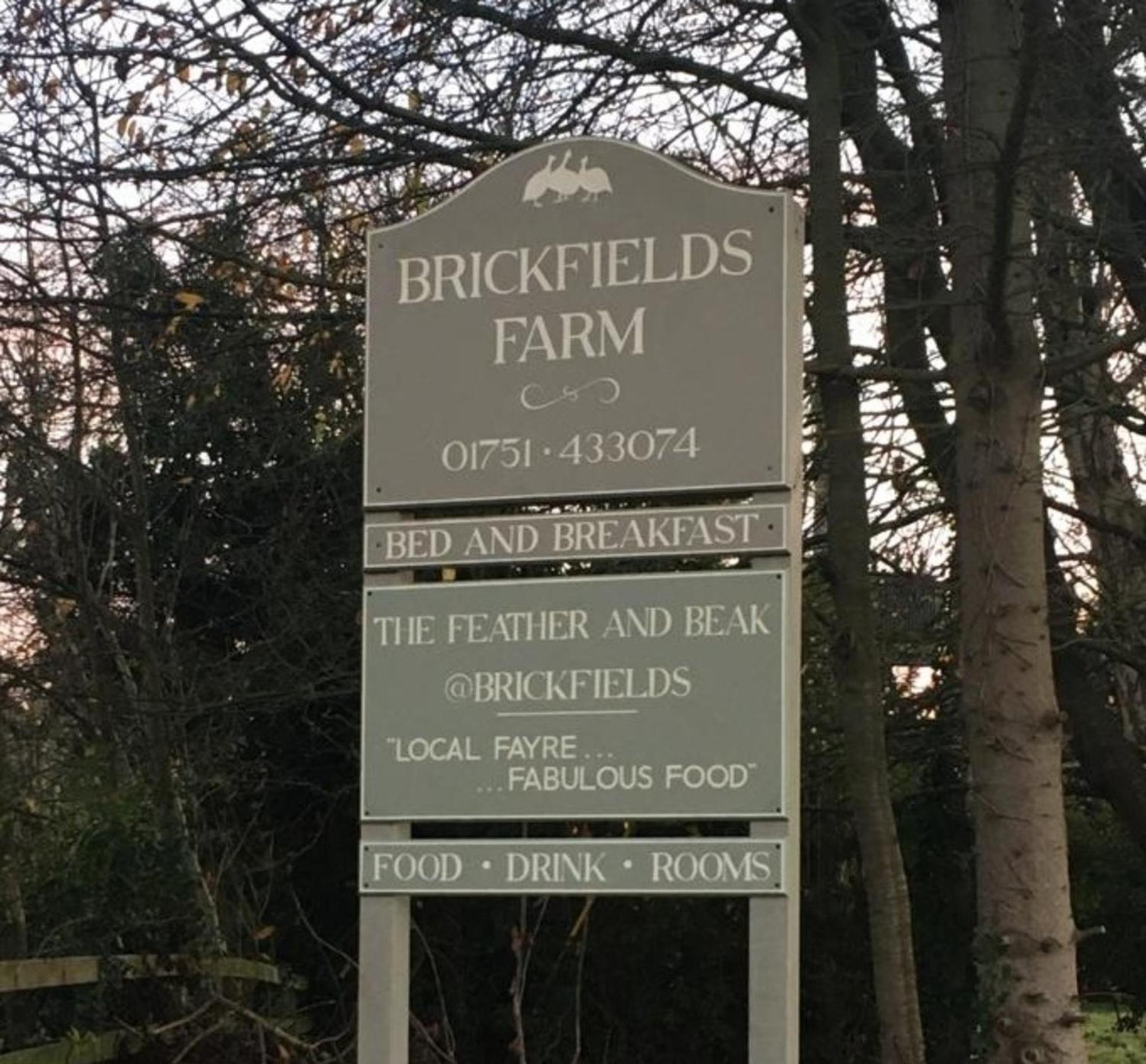 Brickfields Farm Bed and Breakfast Kirkbymoorside Eksteriør billede